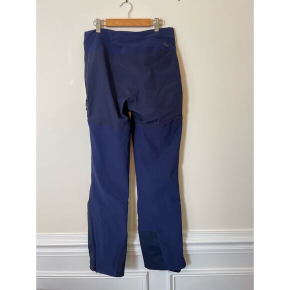 Marmot NWT Rom Gore Tex Infinium Bib Snow Ski Pants Arctic Navy Womens 28 - Picture 3 of 12